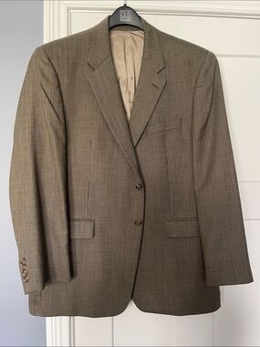 Ralph Lauren Brown Taupe Textured Sport Coat